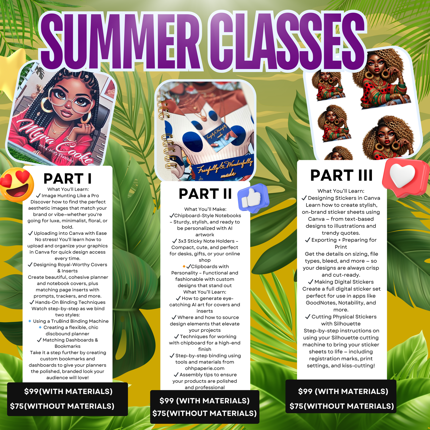 Planner Studio Summer Edition- Materials Included