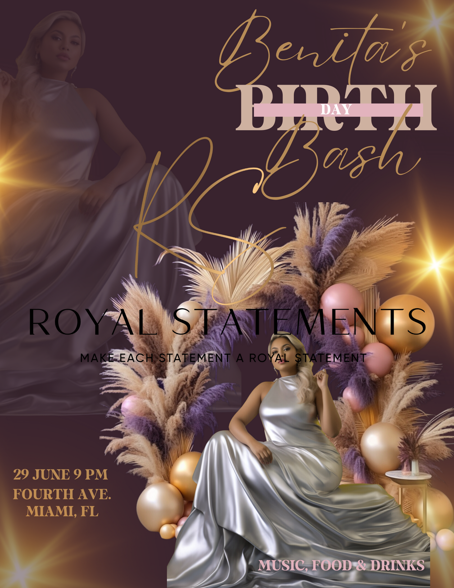 Custom Invitations & Flyers (printed and shipped)