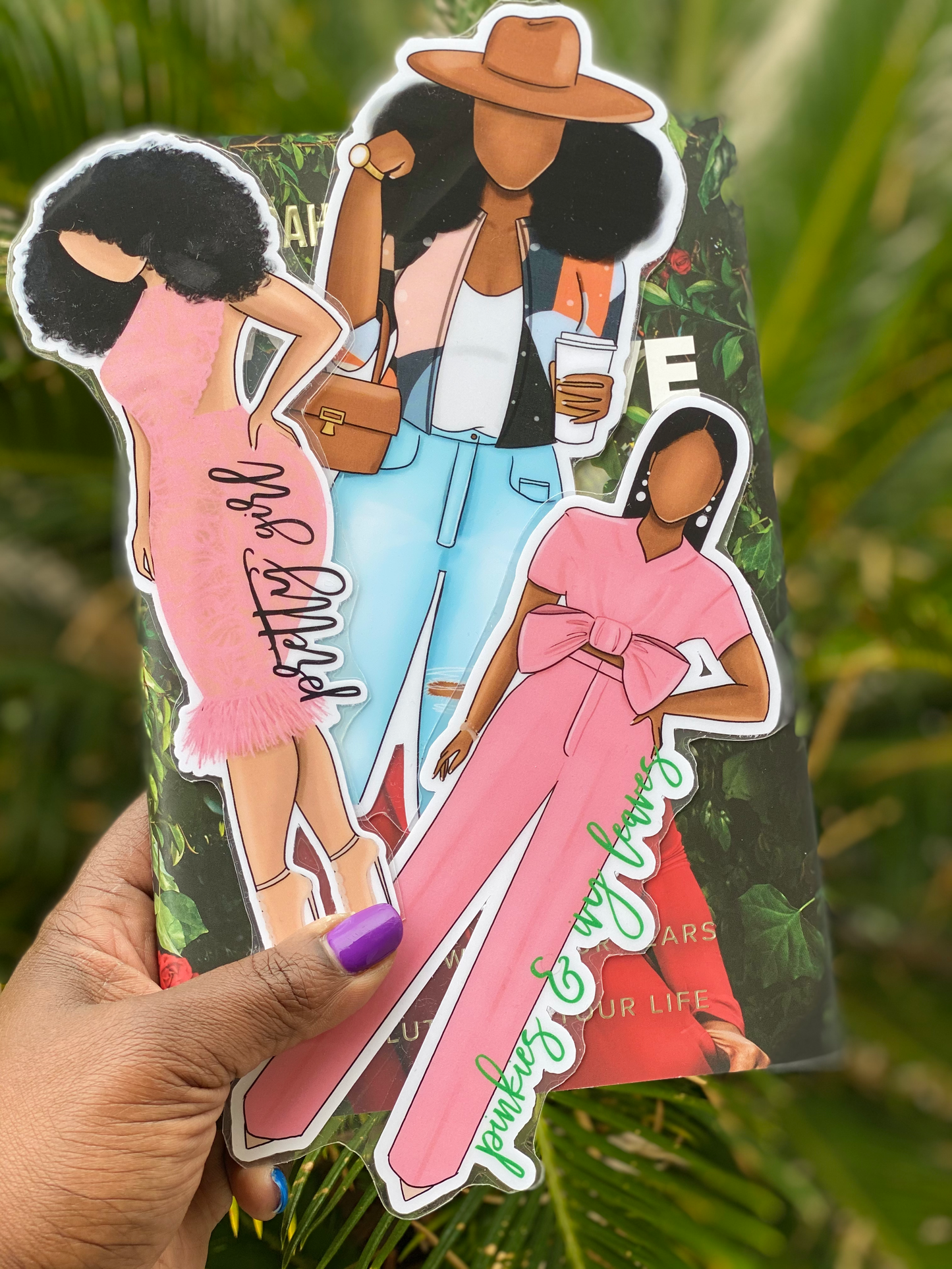 Pink Ladies Bookmarks