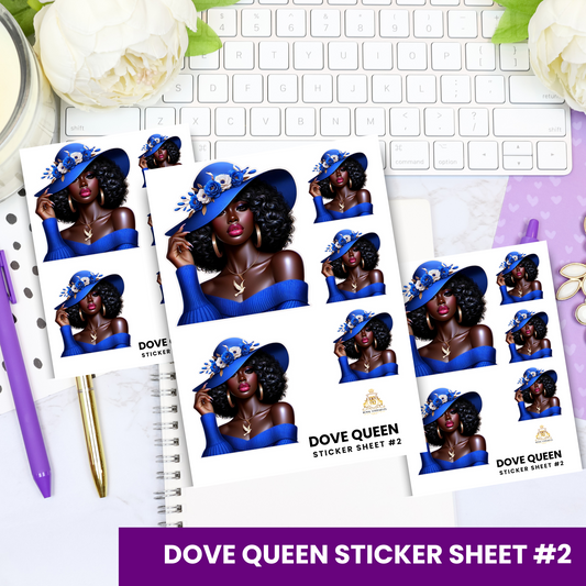 Dove Queen Sticker Sheets
