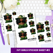 Load image into Gallery viewer, Ivy Girl Sticker Sheets
