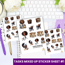 Load image into Gallery viewer, Tasks Sticker Sheets
