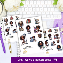 Load image into Gallery viewer, Tasks Sticker Sheets
