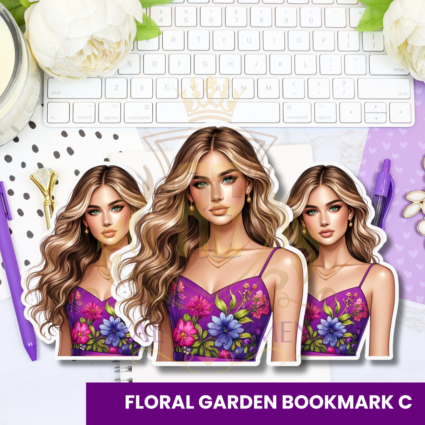 Floral Garden Bookmarks