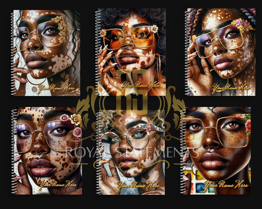 Vitiligo Visions Notebook Collection