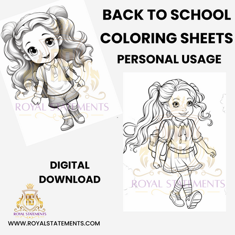 Little Girl II Coloring Sheets