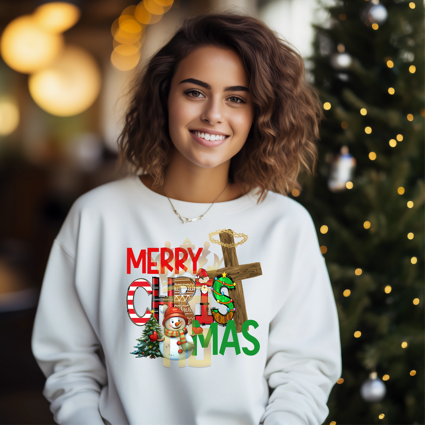 Merry CHRISTmas  Sweatshirt (version 1)