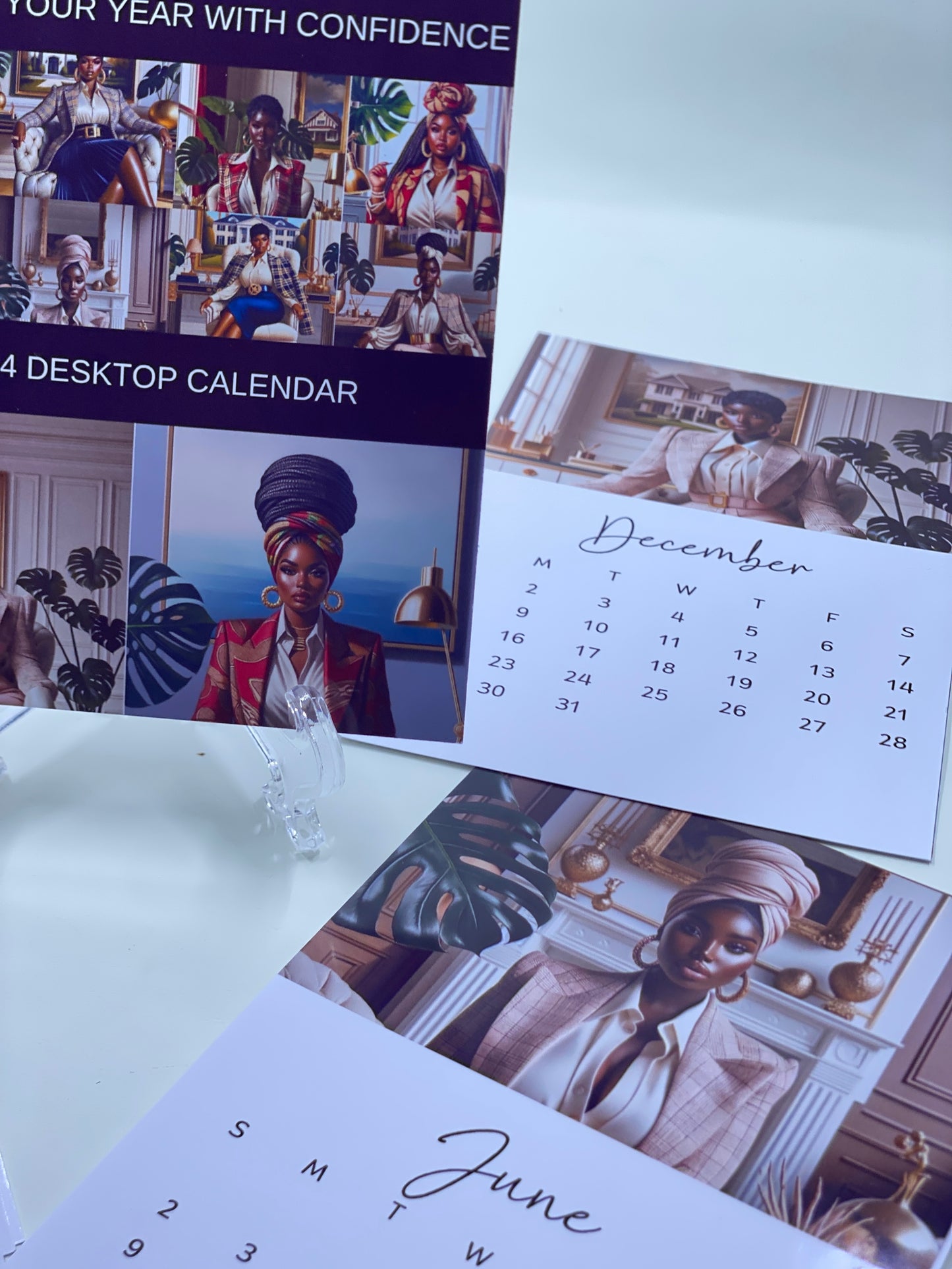 2024 Desktop Calendar Set Conquer Your Year With Confidence