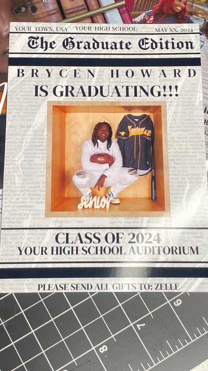 Graduation Announcement/Invitation Printed