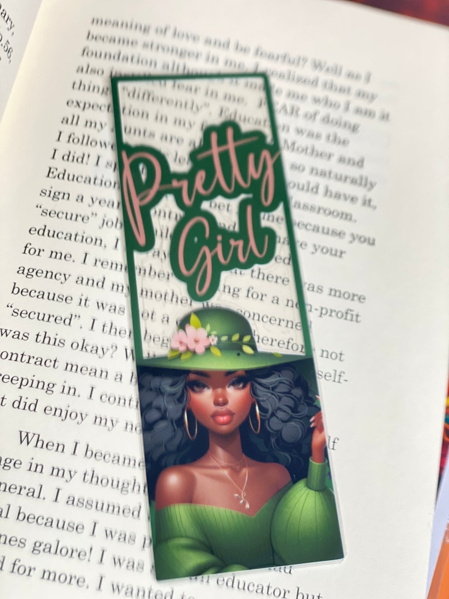 Pretty Girl Bookmark