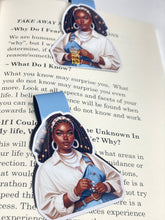 Load image into Gallery viewer, Denim and Pearls Magnetic Bookmarks
