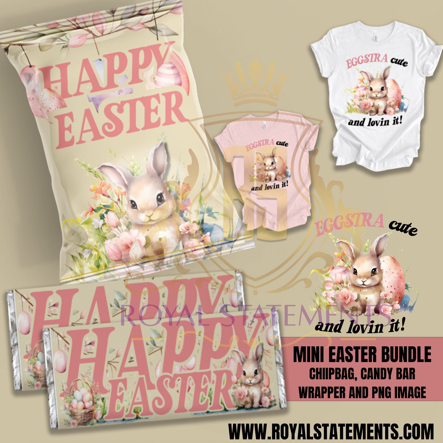 Mini Easter Bundle – Perfect for DTF, Crafts & Party Favors