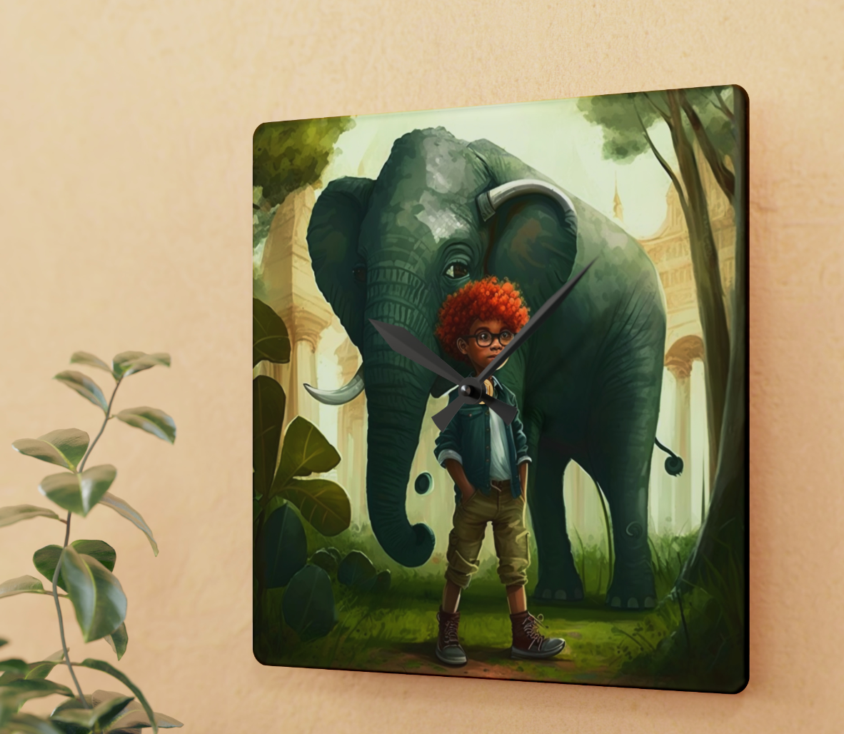 Wise Beyond My Years Acrylic Clock