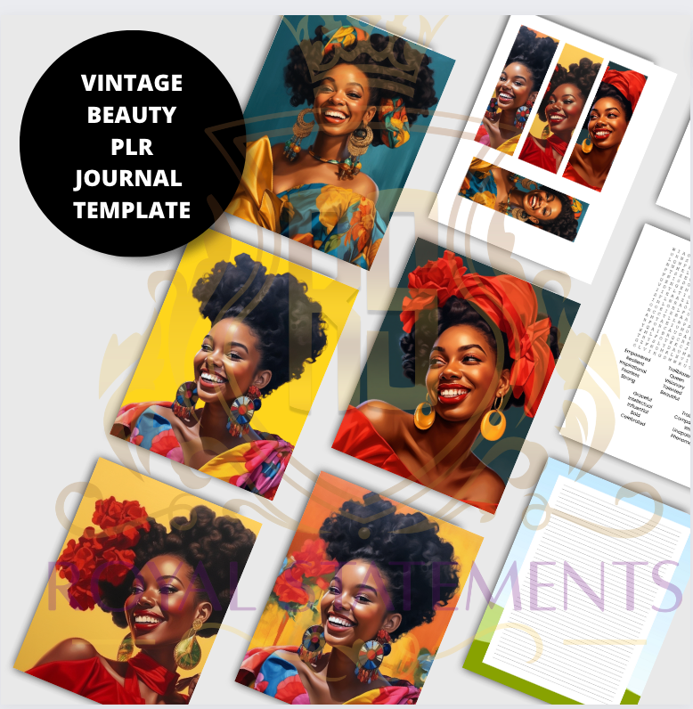 Vintage Beauty PLR Template